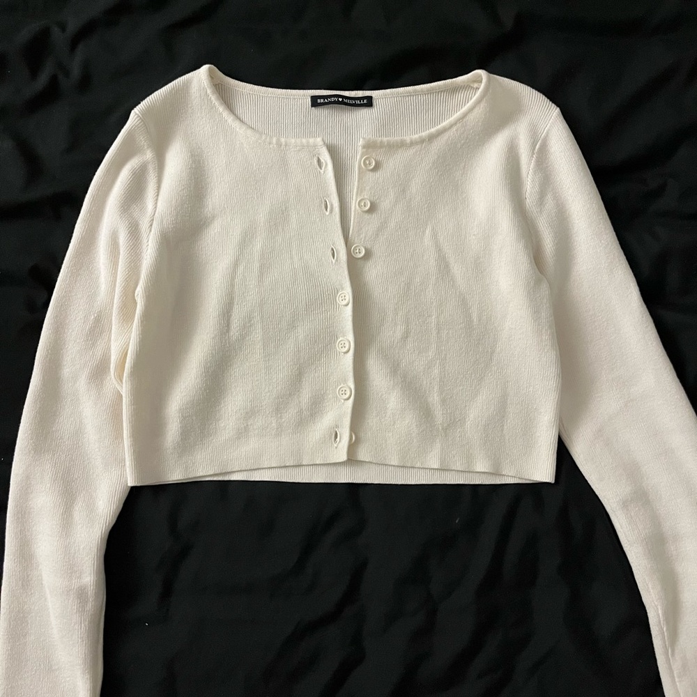 John Galt Athelia Cropped Cardigan